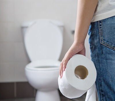 Slimy mucus in your underwear or on toilet paper after wiping your bottom Slimy mucus in your underwear or on toilet paper after wiping your bottom
